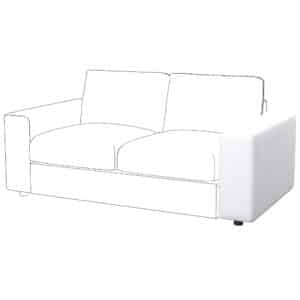 VIMLE Fodera per bracciolo, larghezza 22 cm