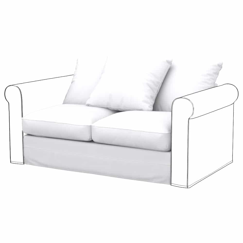 GRONLID Fodera per elemento a 2 posti