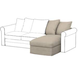 GRONLID Fodera per elemento chaise-longue