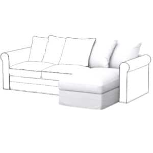 GRONLID Fodera per elemento chaise-longue
