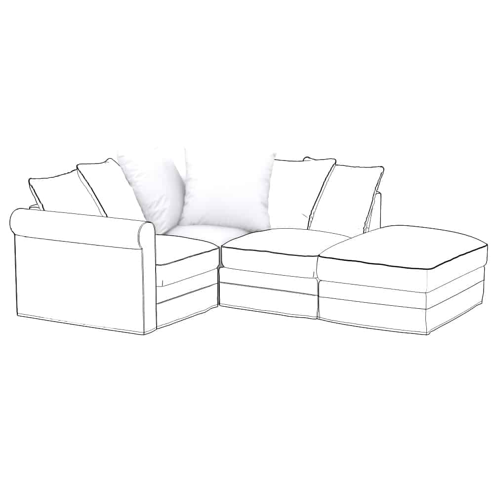 GRONLID Fodera per elemento angolare